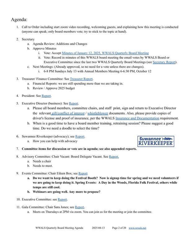 Officer and Committe items
