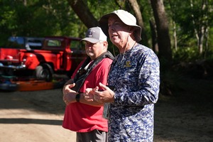 [Lowndes County Chairman Bill Slaughter and Valdosta Mayor Scott James Matheson --Catherine Ammons]