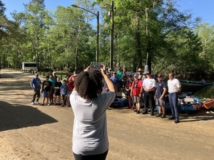 [Valdosta Assistant City Manager Catherine Ammons photographing --Gretchen Quarterman]