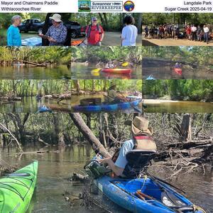 [Mayor and Chairmans Paddle, Langdale Park, Withlacoochee River, Sugar Creek 2025-04-19]