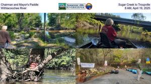 [Chairman and Mayor's Paddle, Sugar Creek to Troupville, Withlacoochee River, 8 AM, April 19, 2025]