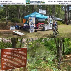 [WWALS Booth at Florida Folk Festival 2025-03-23-25, Stephen Foster Cultural Center & SP, White Springs, FL]