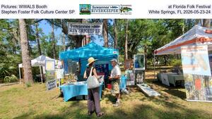 [Pictures: WWALS Booth at Florida Folk Festival, Stephen Foster Folk Culture Center SP, White Springs, FL 2026-05-23-24]