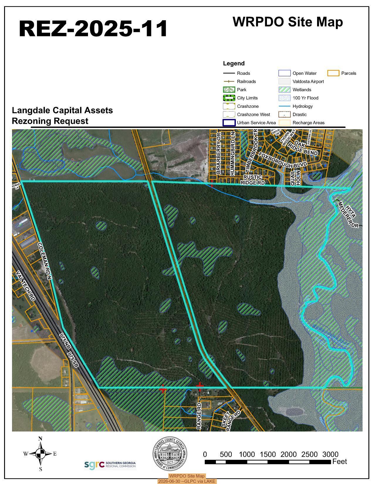 WRPDO Site Map, 2026-06-30 --GLPC via LAKE