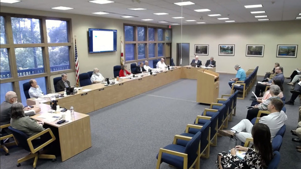 [Nobody spoke in 6. Public Comment]