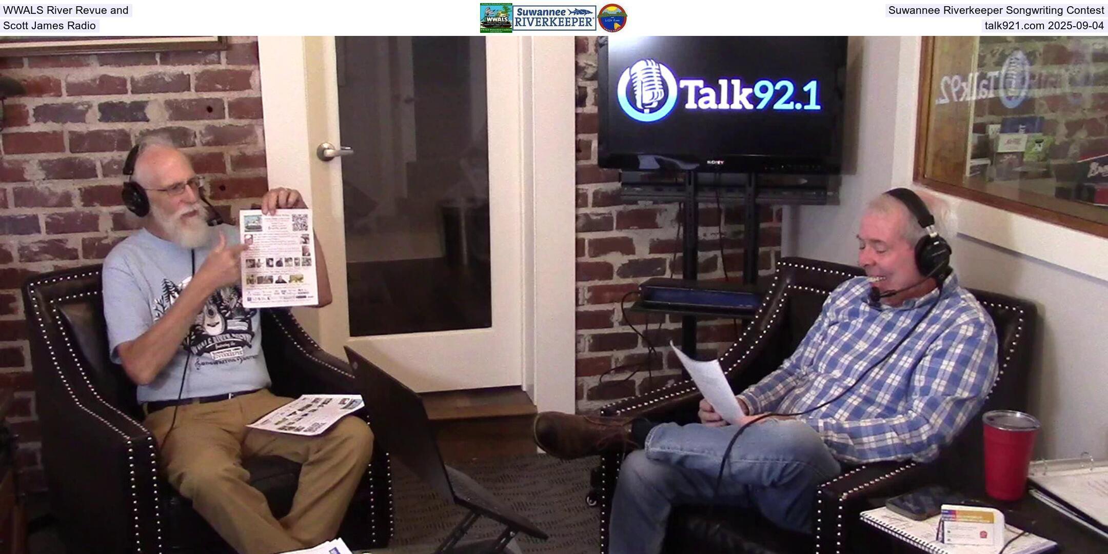 WWALS River Revue and Suwannee Riverkeeper Songwriting Contest, Scott James Radio, talk921.com 2025-09-04