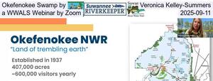 [Okefenokee Swamp by Veronica Kelley-Summers, a WWALS Webinar by Zoom, 2025-09-11]