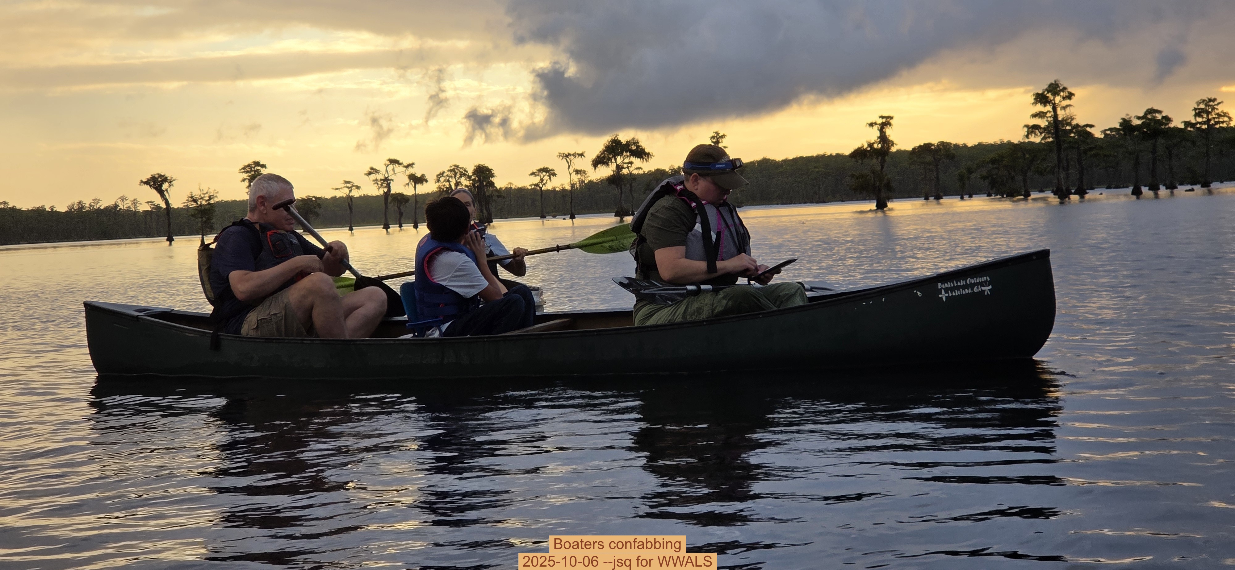 Boaters confabbing, 2025-10-06 --jsq for WWALS