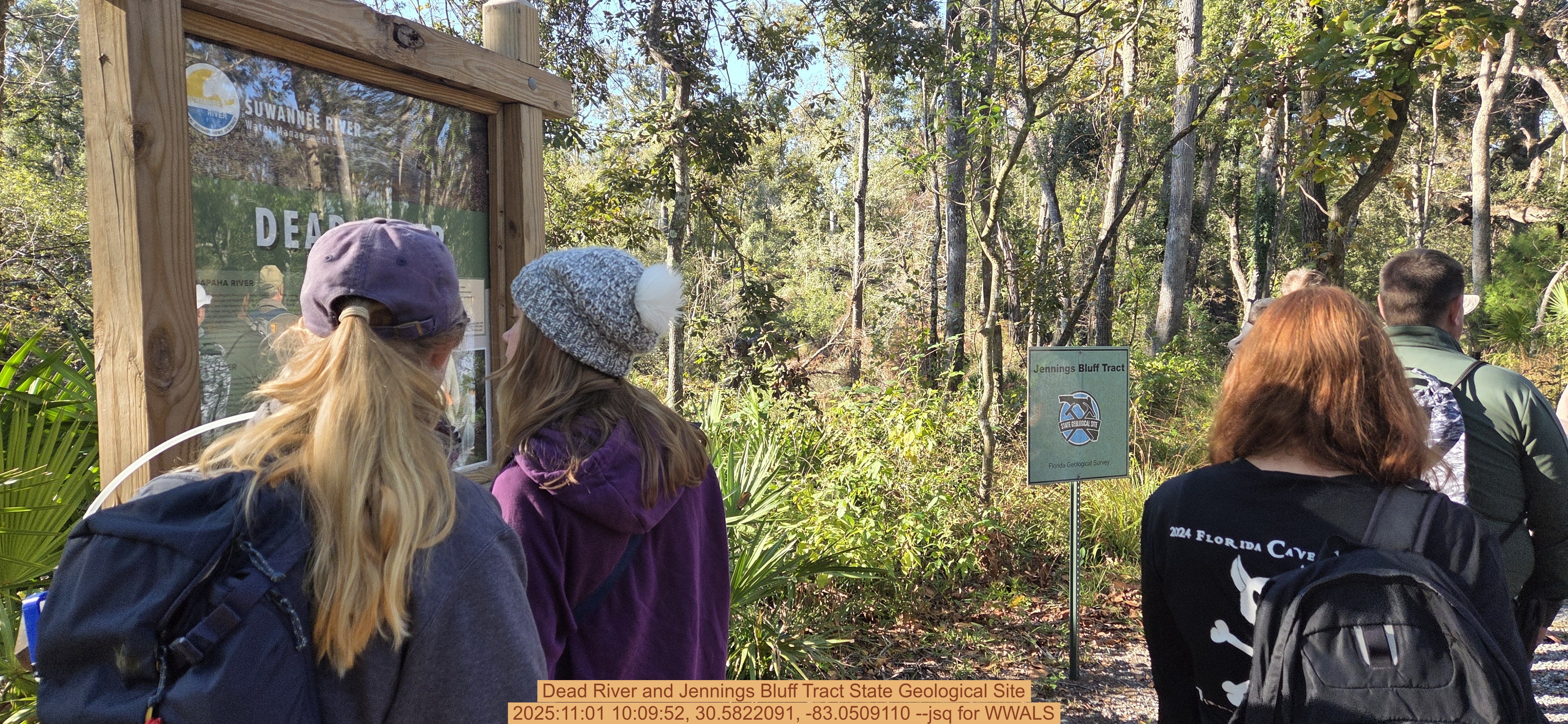 Dead River and Jennings Bluff Tract State Geological Site, 2025:11:01 10:09:52, 30.5822091, -83.0509110 --jsq for WWALS