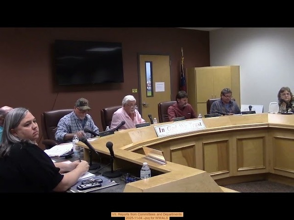 VII. Reports from Committees and Departments