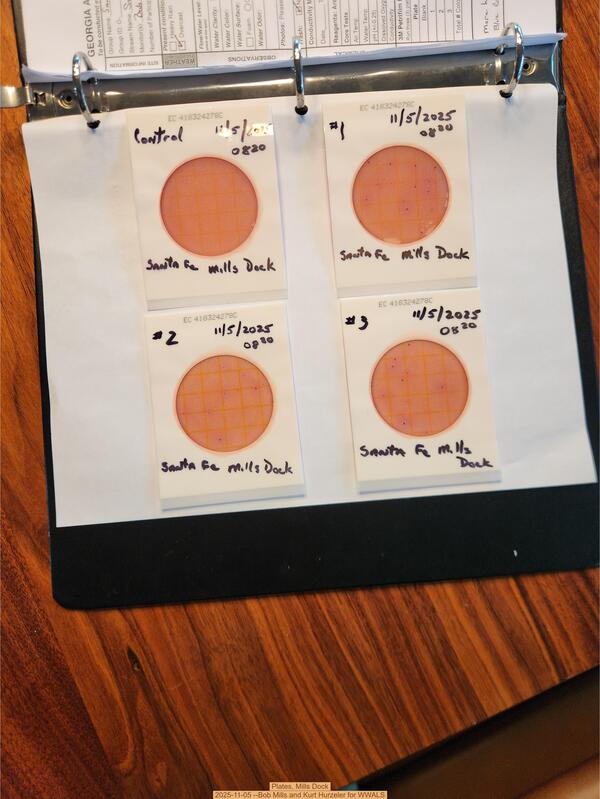 Plates, Mills Dock 2025-11-05 --Bob Mills and Kurt Hurzeler for WWALS