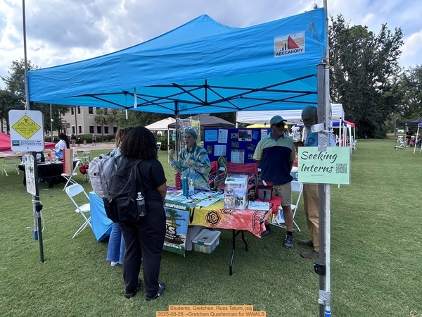 Students, Gretchen, Russ Tatum, jsq, 2025-08-28 --Gretchen Quarterman for WWALS