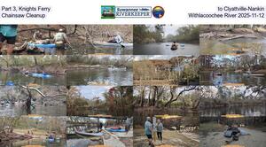 [Part 3, Knights Ferry to Clyattville-Nankin, Chainsaw Cleanup, Withlacoochee River 2025-11-12]