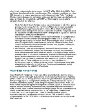 [Desalination rejected; Water First North Florida]