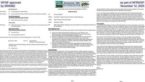 [WFNF approved as part of NFRWSP by SRWMD, November 12, 2025]