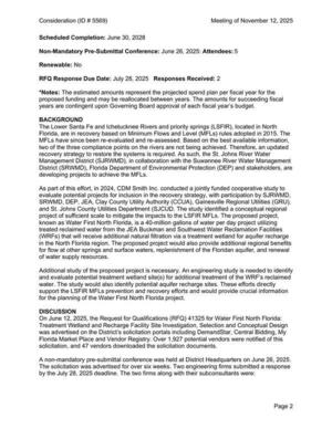 [RFQ Response Due Date: July 28, 2025 Responses Received: 2, 2025-11-12 --SJRWMD]