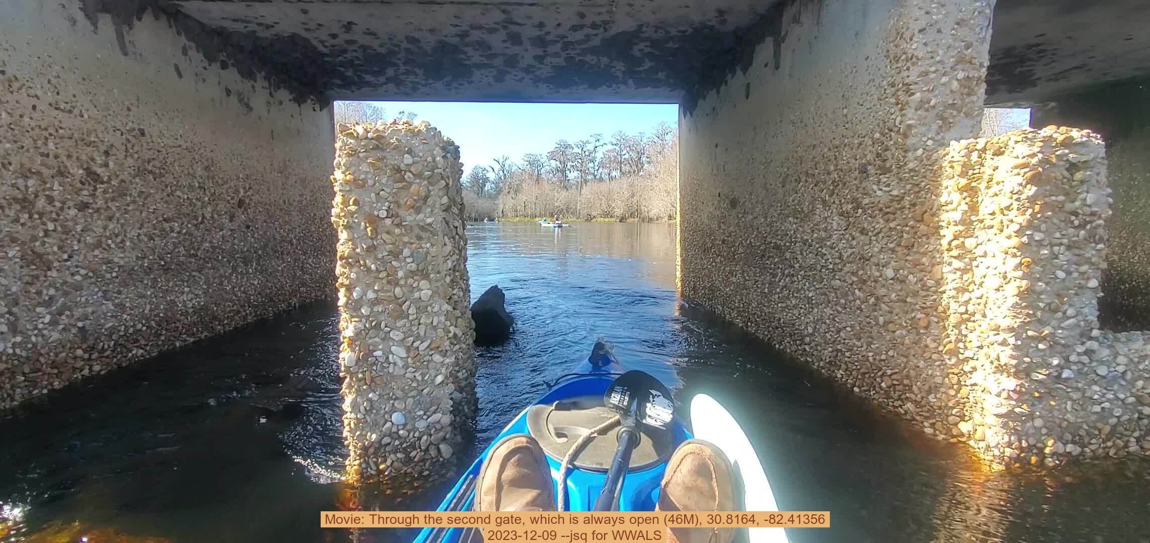 Movie: Through the second gate, which is always open (46M), 30.8164, -82.41356, 2023-12-09 --jsq for WWALS