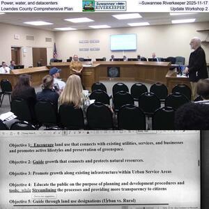 [Power, water, and datacenters, --Suwannee Riverkeeper 2025-11-17, Lowndes County Comprehensive Plan, Update Workshop 2]