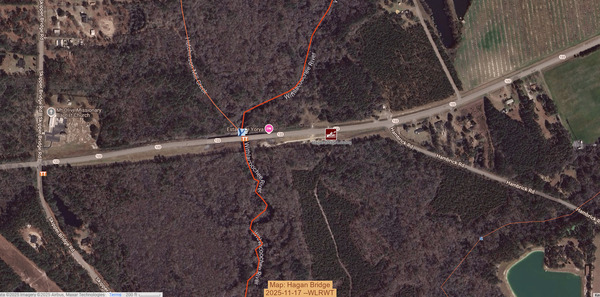 [Map: Hagan Bridge, 2025-11-17 --WLRWT]