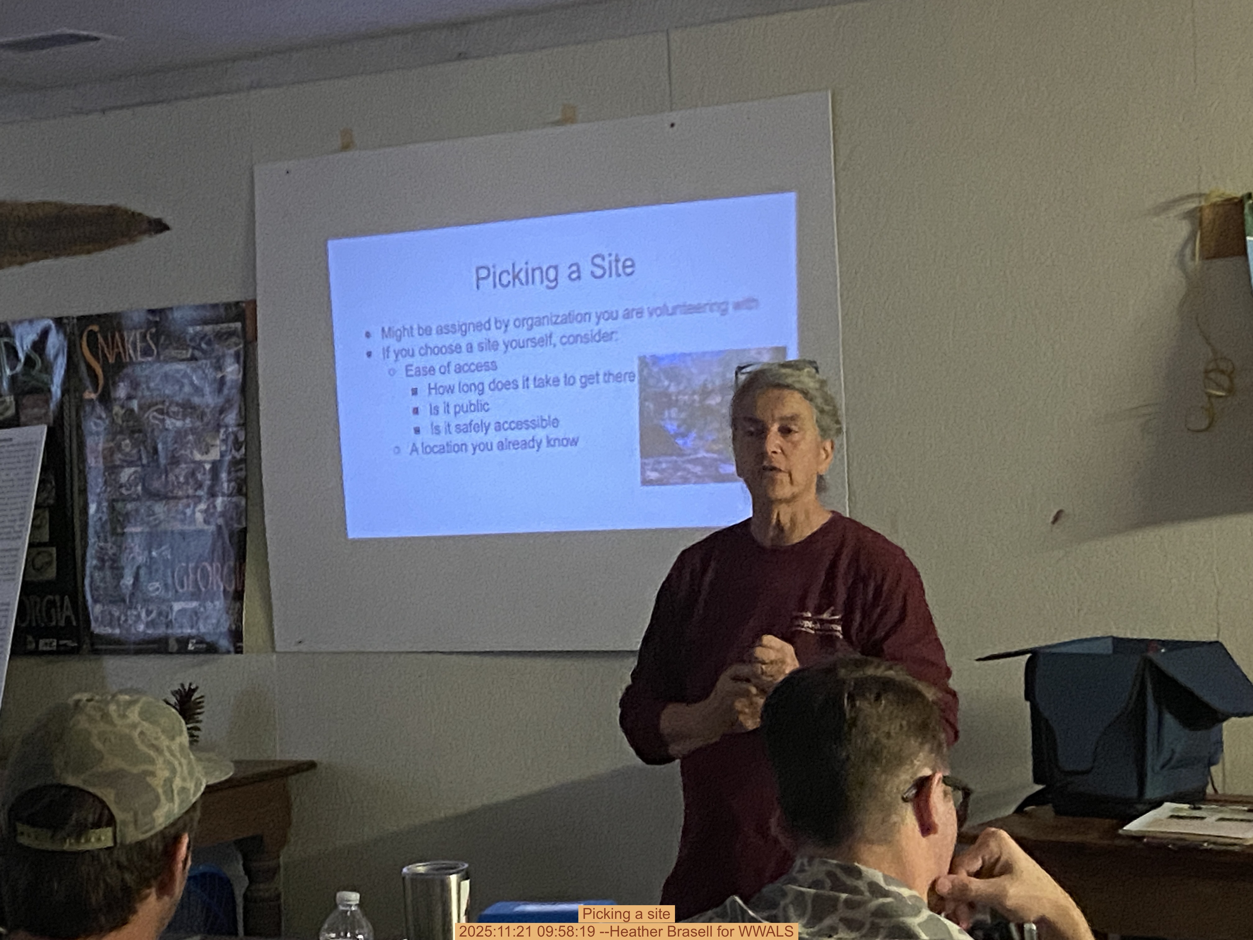 Picking a site, 2025:11:21 09:58:19 --Heather Brasell for WWALS