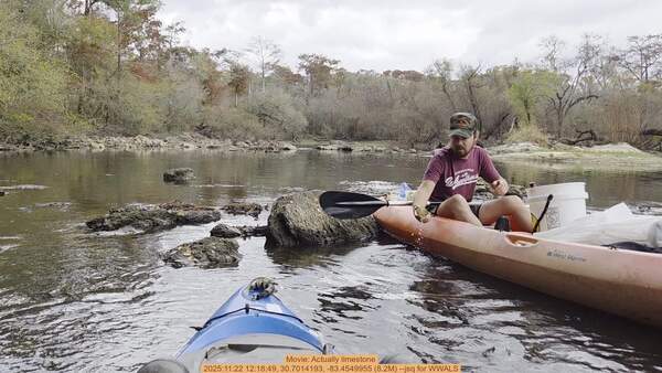 Movie: Actually limestone, 2025:11:22 12:18:49, 30.7014193, -83.4549955 (8.2M) --jsq for WWALS