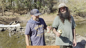 [Movie: Scotti with Budweiser pull-tab and Will with Miller Highlife pull-tab, 2025:11:22 13:18:34, 30.6951522, -83.4450460 (30M) --jsq for WWALS]