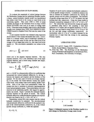 [Estimation of Flow Model, 1995-04-11 --Todd C. Rasmussen and Susannah Kitchens]
