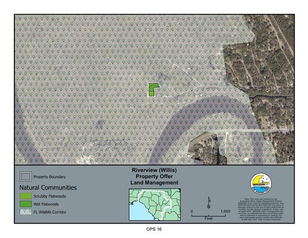 Map: Riverview (Willis) Land Management