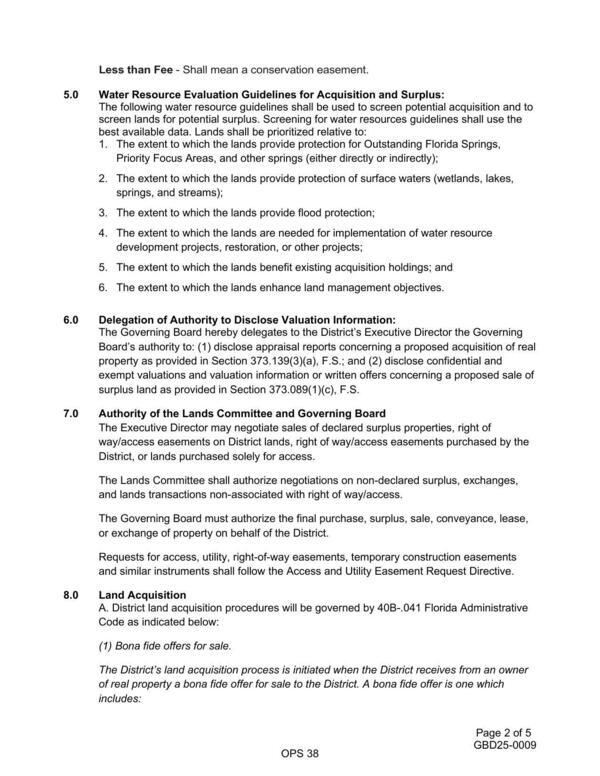 property as provided in Section 373.139(3)(a), F.S.; and (2) disclose confidential and