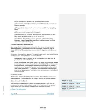 [Section 259.105(4), F.S., and provide a recommendation for disposition to the Governing]