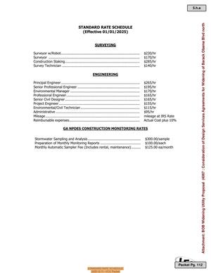 [STANDARD RATE SCHEDULE, 2025-12-11 --VCC Packet]