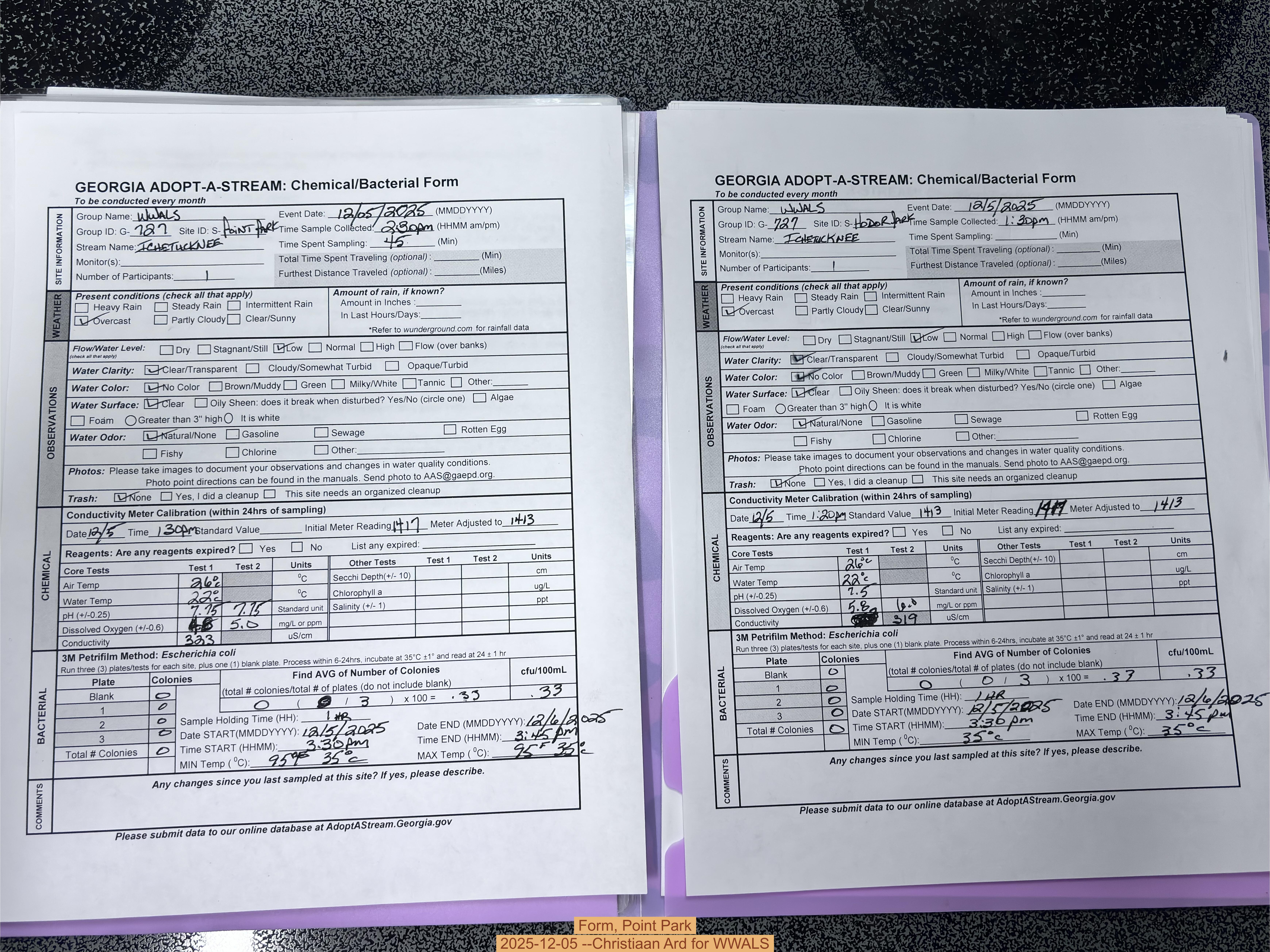 Form, Point Park 2025-12-05 --Christiaan Ard for WWALS