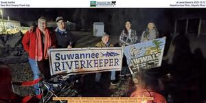 [Social, bonfire, at Janet Martin's 2025-12-12, Near Mud Swamp Creek intp, Alapahoochee River, Alapaha River]