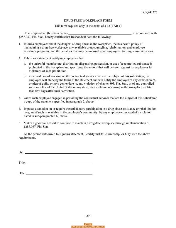 Page 29, 2025-07-28 --SJRWMD RFQ 41325