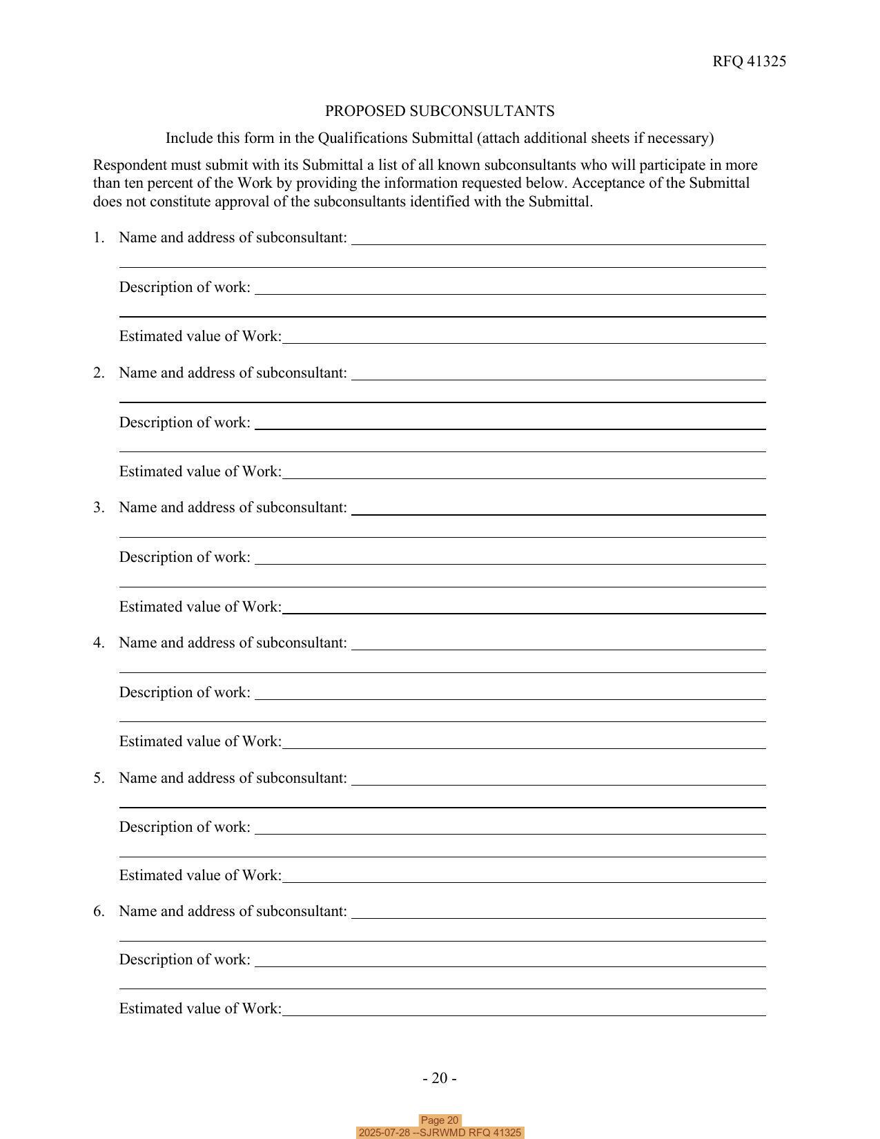 Page 20, 2025-07-28 --SJRWMD RFQ 41325