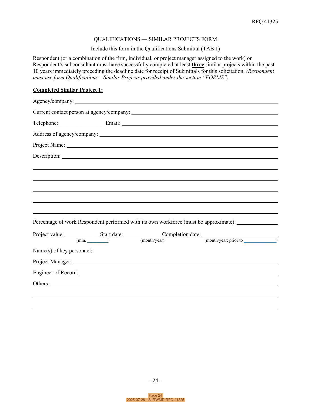 Page 24, 2025-07-28 --SJRWMD RFQ 41325
