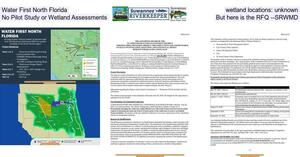 [Water First North Florida wetland locations: unknown, No Pilot Study or Wetland Assessments, But here is the RFQ --SRWMD]
