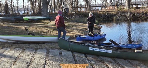 [Gretchen and Shirley getting ready, 2026-01-01 --jsq for WWALS]