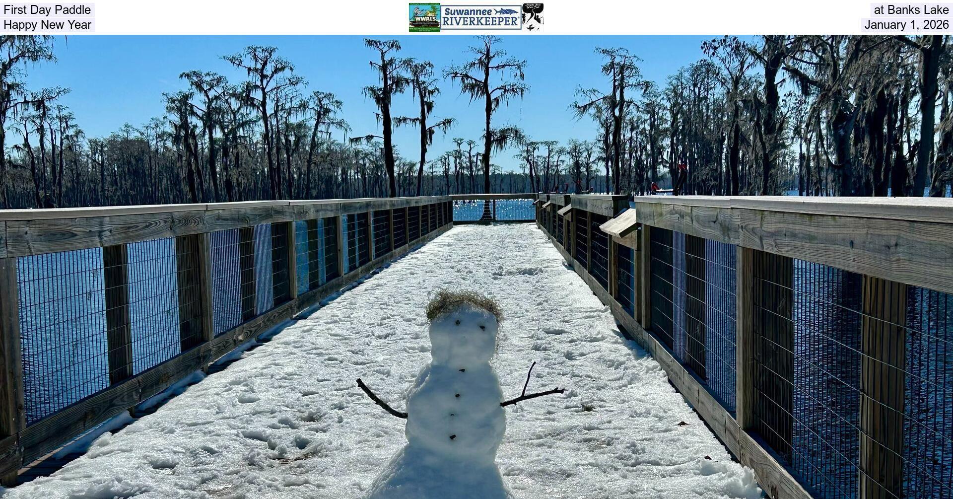 First Day Paddle at Banks Lake, Happy New Year, January 1, 2026