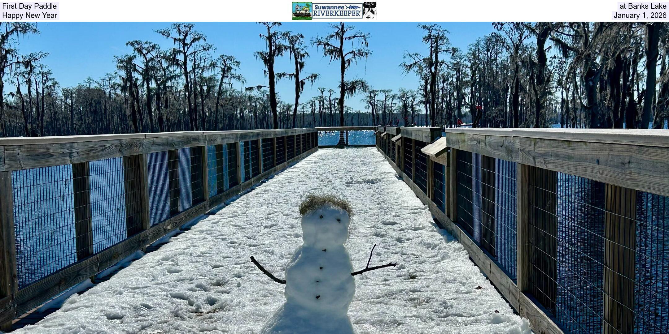 First Day Paddle at Banks Lake, Happy New Year, January 1, 2026