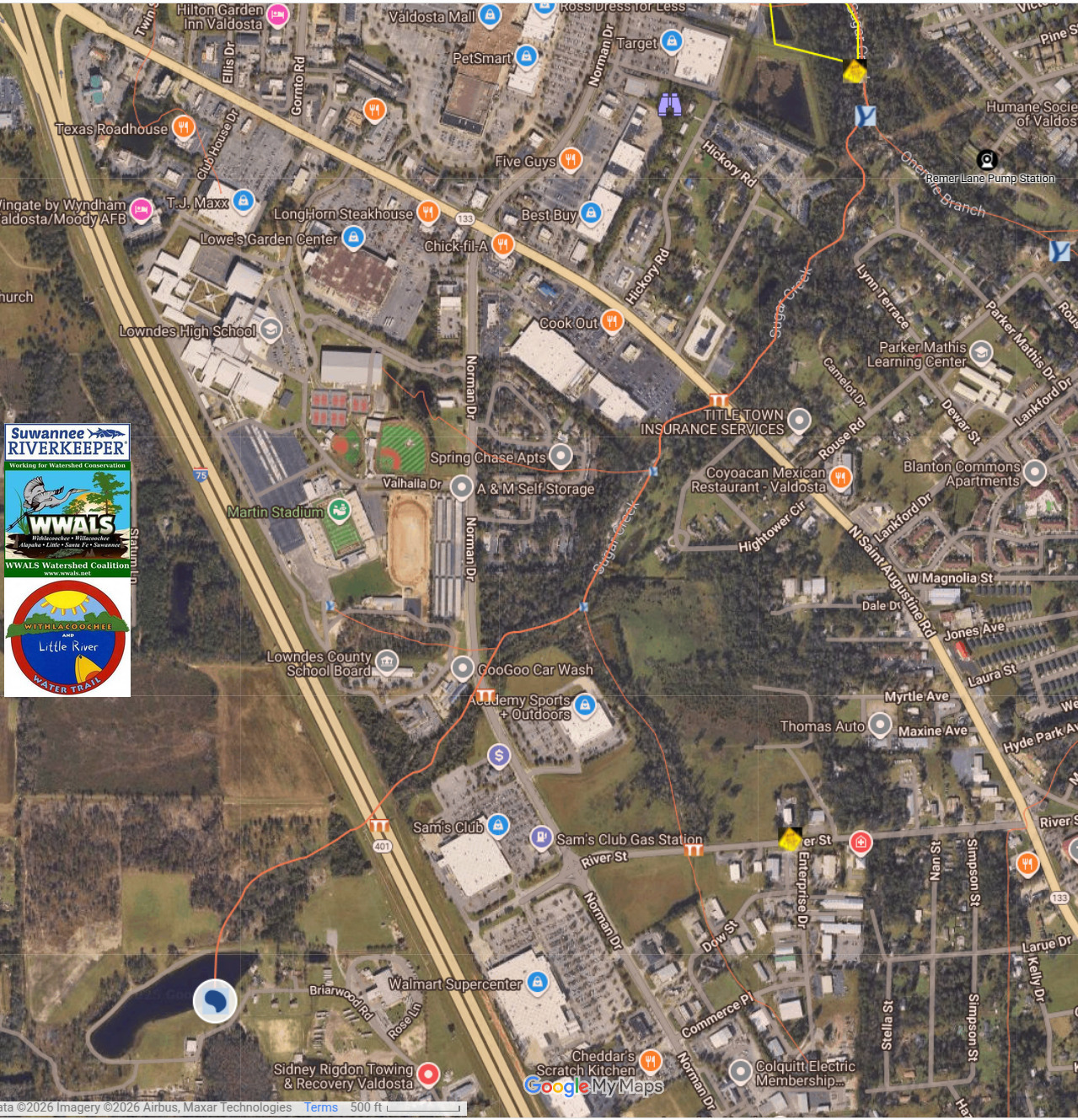 Map: Hightower Creek 2026-01-12 --WLRWT
