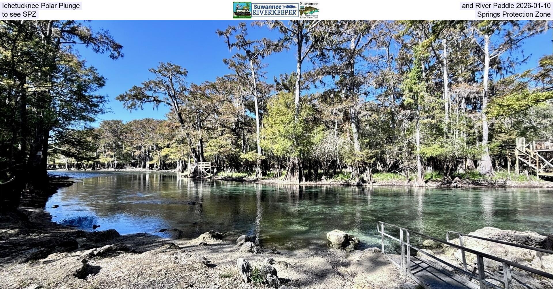 [Ichetucknee Polar Plunge and River Paddle 2026-01-10, to see SPZ, Springs Protection Zone]
