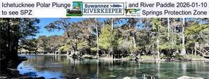 [Ichetucknee Polar Plunge and River Paddle 2026-01-10, to see SPZ, Springs Protection Zone]