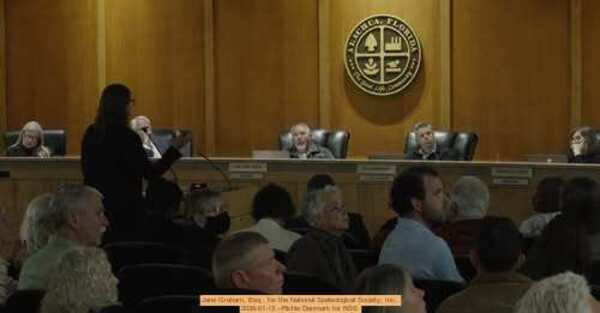 Jane Graham, Esq., for the National Speleological Society, Inc., 2026-01-13 --Richie Denmark for NSS