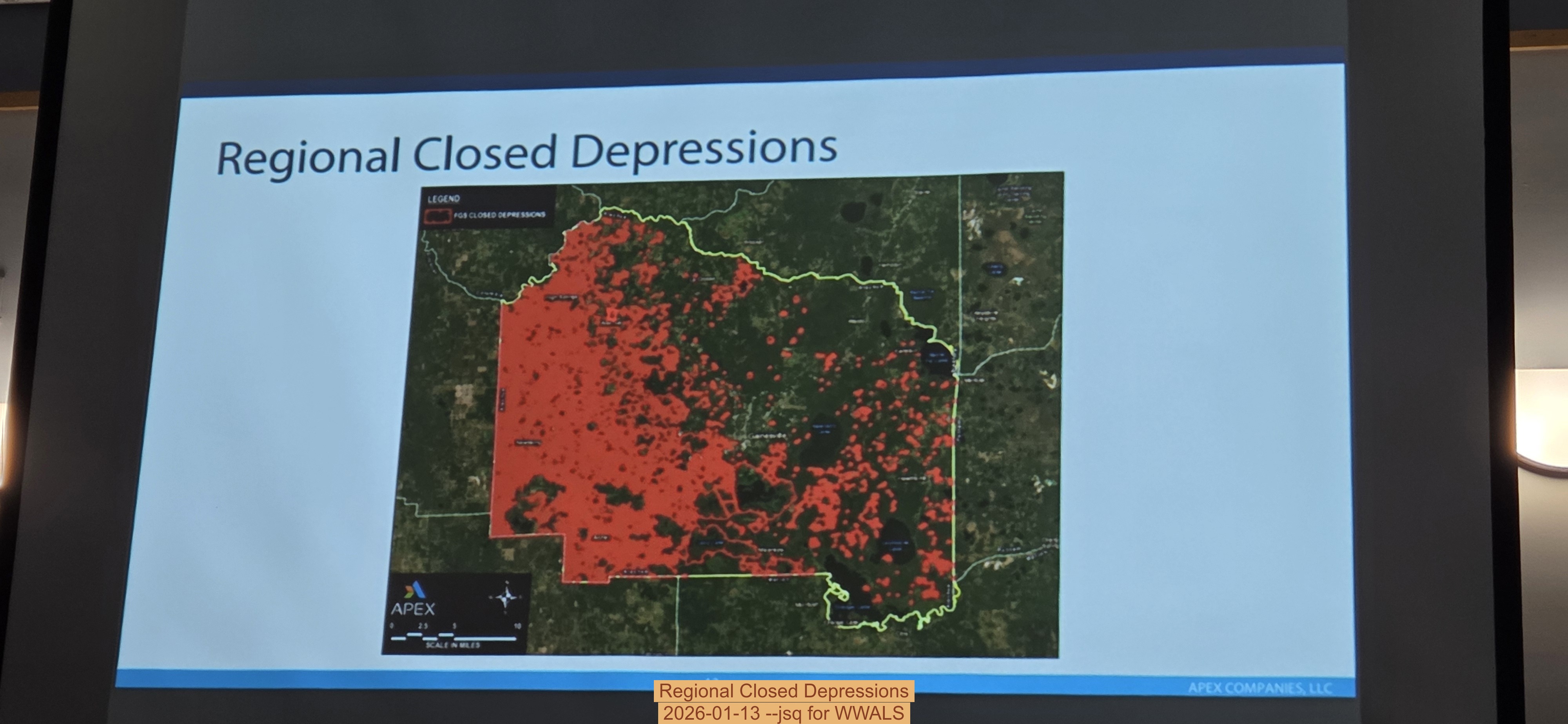 Regional Closed Depressions, 2026-01-13 --jsq for WWALS