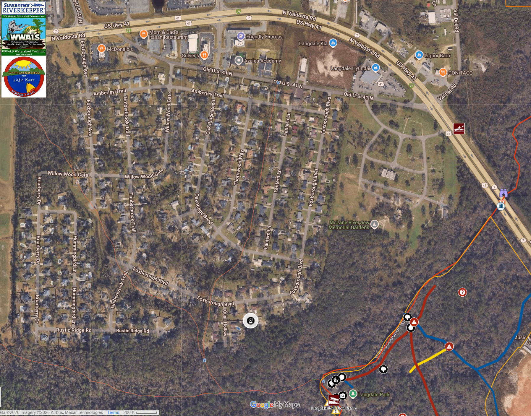 Map: Foxborough Subdivision, 2026-01-20 --WLRWT