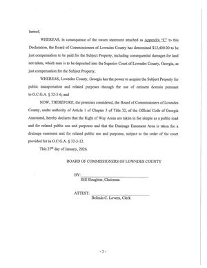 [NOW, THEREFORE, the premises considered, the Board of Commissioners of Lowndes]