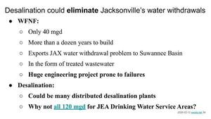 [Desalination could eliminate Jacksonville’s water withdrawals]