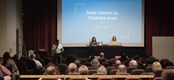 [Treva Gear, Concerned Citizens of Cook County; Hannah Baker, Sierra Club Georgia Outreach Coordinator; Amy Sharma, Science for Georgia]