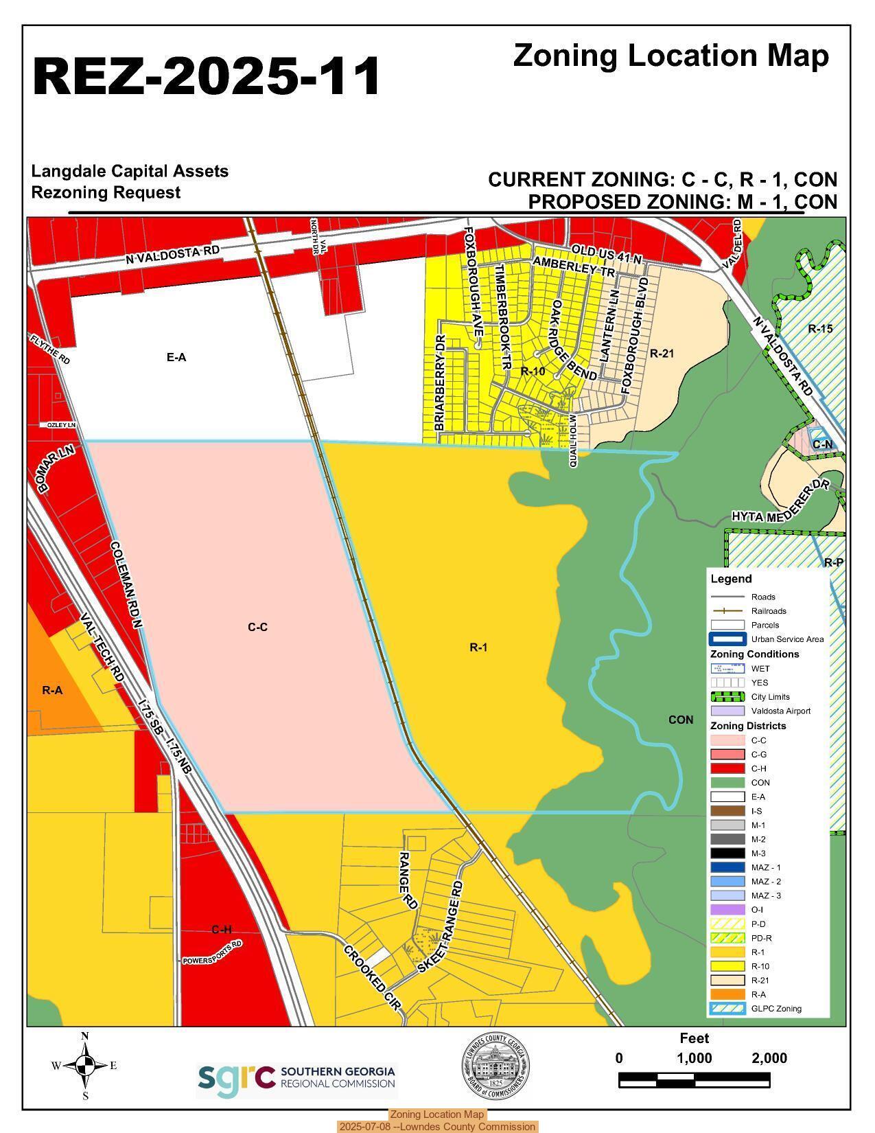 Zoning Location Map